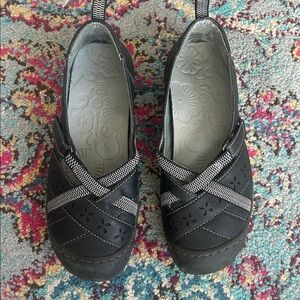 JBU Black Comet Mary Jane Flats 8